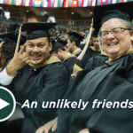 MSU Student Spotlight Image Pam Hove and Kevin Gonzales Graduation