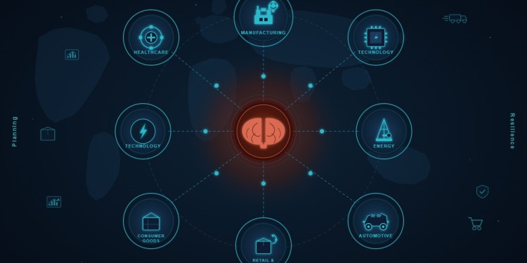 Icons with AI Industry items