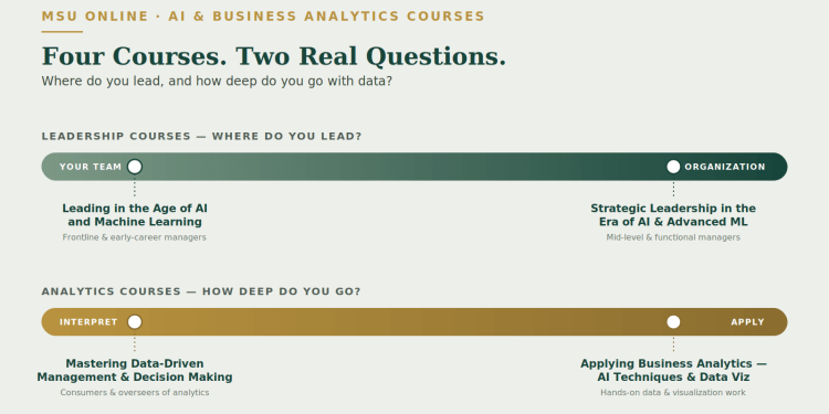 AI Business Analytics courses